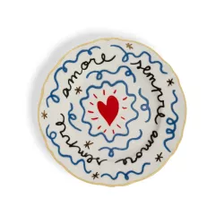 BREAD PLATE 16.5 CM, CUORE...