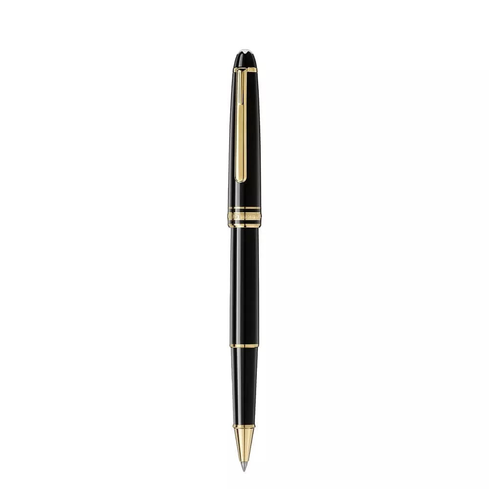 MEISTERSTÜCK GOLD-COATED ROLLERBALL, BLACK, CLASSIQUE, MB132457