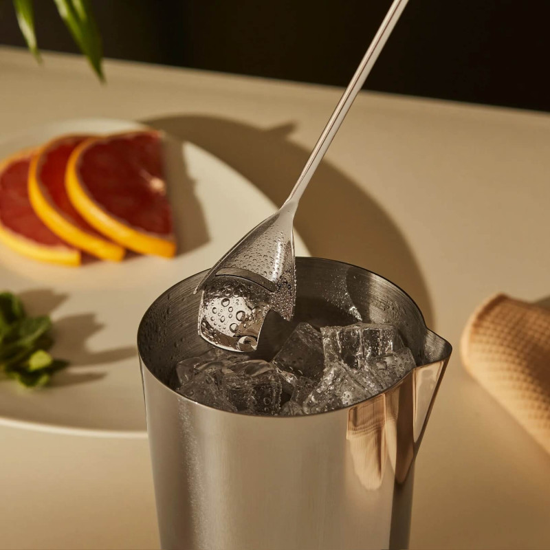 Cucchiaio Miscelatore Per Cocktail Alessi - Design Giulio Iacchetti, Acciaio Inox 18/10, 36 Cm - Foto 2