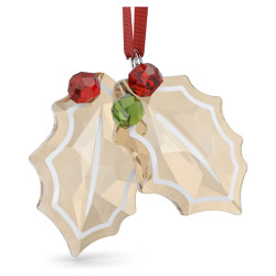 GINGERBREAD HOLLY LEAVES ORNAMENT, HOLIDAY CHEERS 5656277