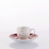 SET OF 2 COFFEE CUPS WITH SAUCERS, WINTER GIFT 729958