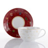 BREAKFAST CUP WITH SAUCER, WINTER GIFT 729962