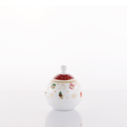 SUGAR BOWL WITH LID, WINTER...