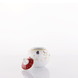 SUGAR BOWL WITH LID, WINTER GIFT 729965