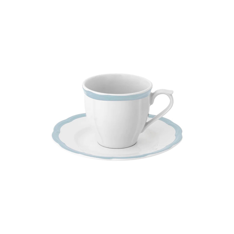 TAZZA CAFFE CON PIATTINO, PETALO