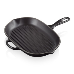 32 CM CAST IRON OVAL GRILL,...