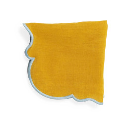 SET DI 4 TOVAGLIOLI IN TESSUTO, SMERLO