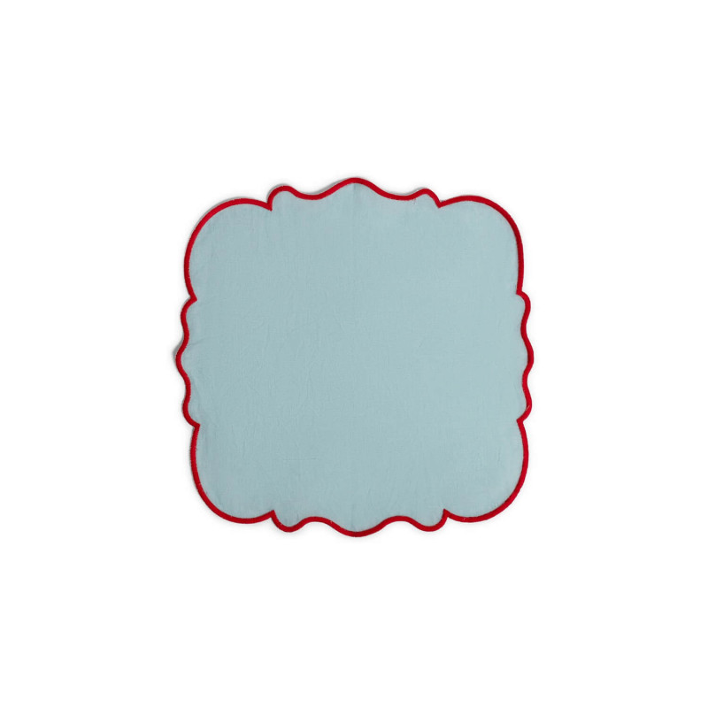 SET OF 4 SCALLOPED NAPKINS, SMERLO