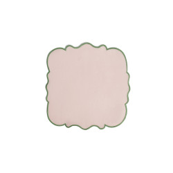 SET DI 4 TOVAGLIOLI IN TESSUTO, SMERLO