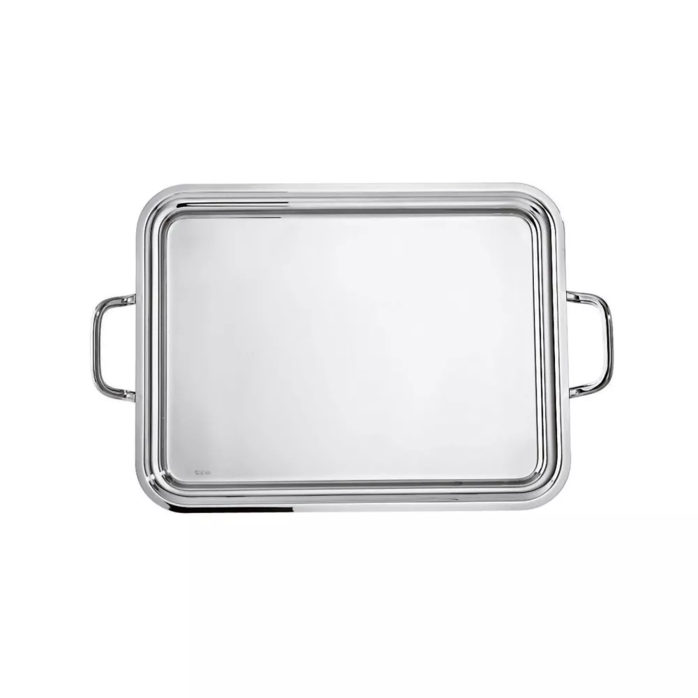 ELITE 50 CM RECTANGULAR INOX TRAY WITH HANDLES 56024-50