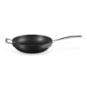 NON STICK ALUMINUM DEEP FRYING PAN, WITH HANDLE