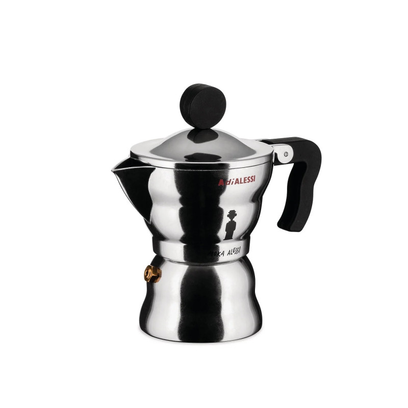 Bialetti Caffettiera Junior 1 Tazza Alluminio