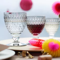 WHITE WINE GOBLET, BOSTON COLOURED