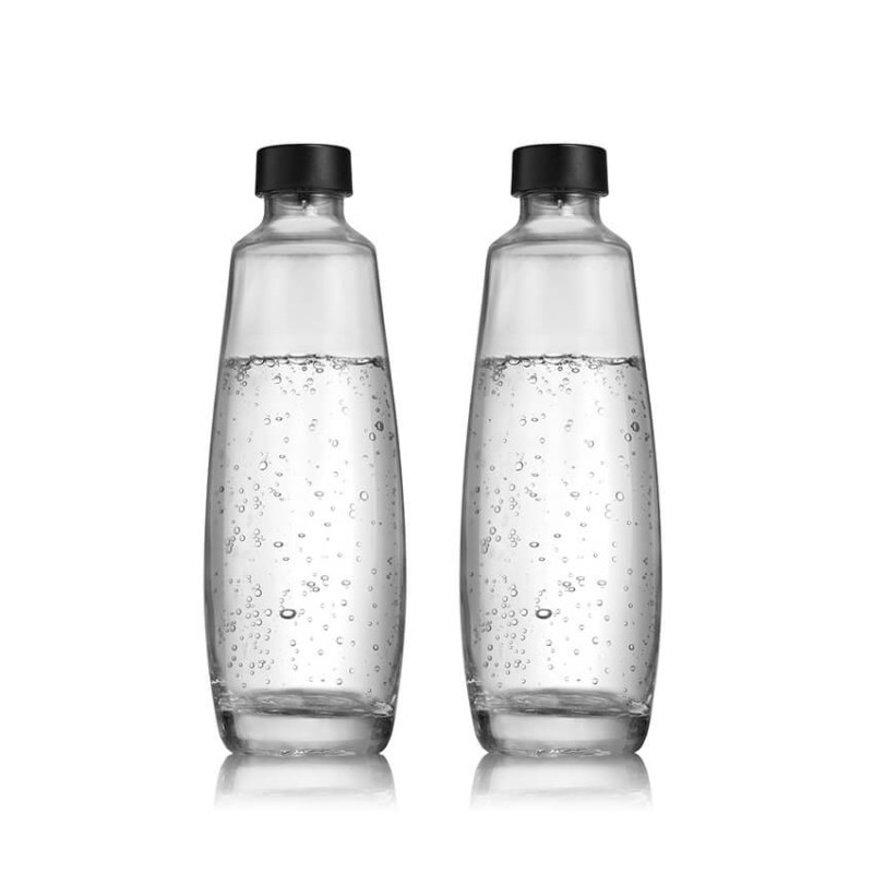 2 DUO GLASS BOTTLE, 1 LT