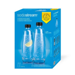 2 DUO GLASS BOTTLE, 1 LT