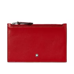 RED ZIPPED CARD HOLDER...