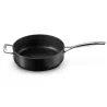 TOUGHENED NON-STICK SAUTÈ PAN, WITH HELPER HANDLE