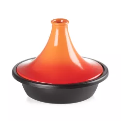 ENAMELED CAST IRON TAJINE,...