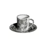 SET OF 4 ESPRESSO CUP AND SAUCER - WILD SPIRIT
