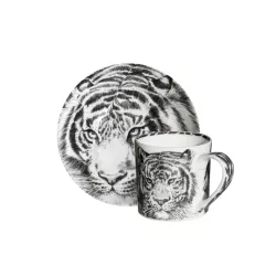 SET 4 TAZZE ESPRESSO CON PIATTINO - WILD SPIRIT