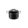 TOUGHENED NON-STICK DEEP STOCKPOT PAN, GLASS LID