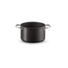 TOUGHENED NON-STICK DEEP STOCKPOT PAN, GLASS LID