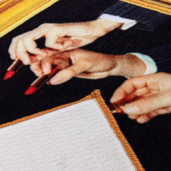 TAPPETINO BAGNO 60 x 90, LIPSTICK 18185