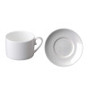 TAZZA CAFFE CON PIATTINO, POSITANO BIANCO 05-1000