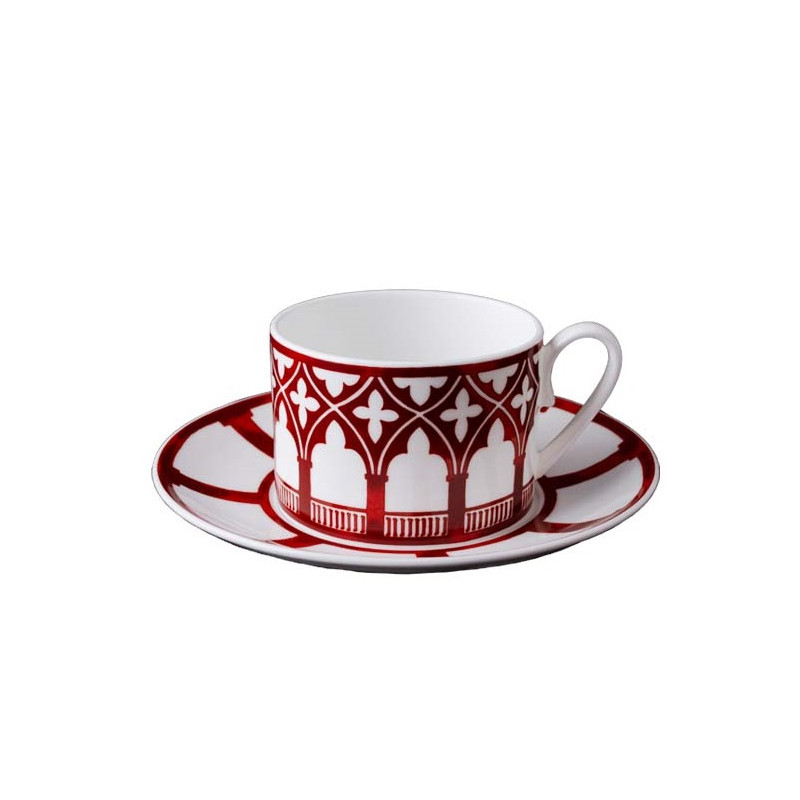 TAZZA TE CON PIATTINO, CA D ORO VENEZIA 1600