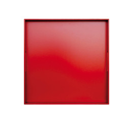 SQUARED TRAY 45 CM -  MONOCOLOR RED