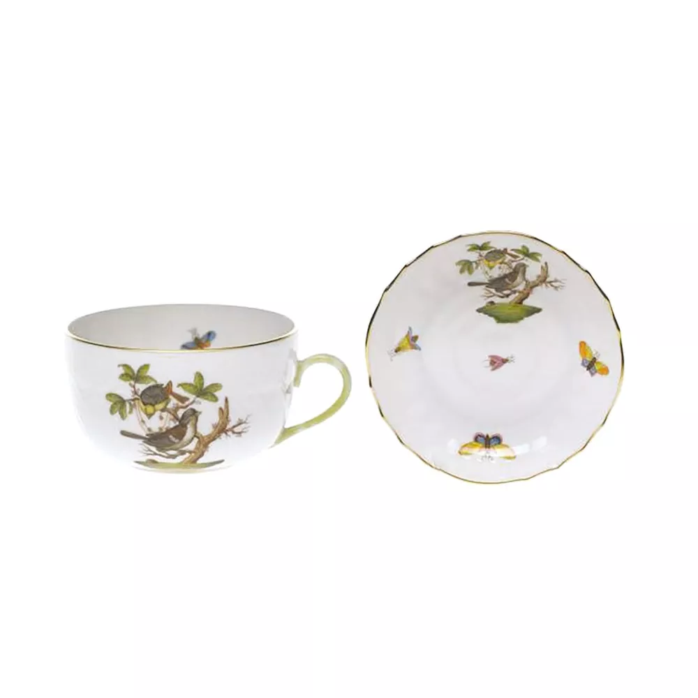 TAZZA TÈ CON PIATTO 20 CL ROTHSCHILD BIRD RO 1726