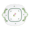 SQUARE CAKE PLATE 28 X 24,5 CM VIEILLE ROSE VRH 430