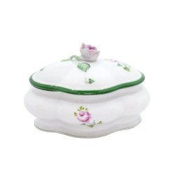 BOX WITH LID 13,5 CM VIEILLE ROSE VRH 6058