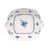 PIATTO TORTA QUADRATO 28 X 24,5 CM APPONYI BLUE AB 1430
