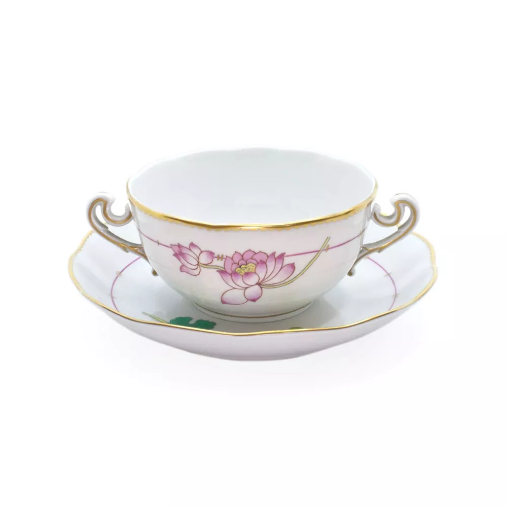 TAZZA BRODO 30 CL CON PIATTO NE 20718