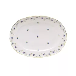 OVAL TRAY 38 CM CORNFLOWER...