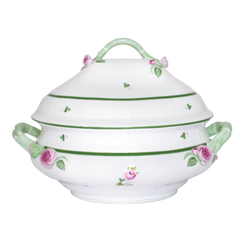 OVAL TUREEN 38 x 28 CM VIEILLE ROSE VRH 002