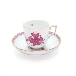 COFFEE CUP WITH SAUCER APPONYI PINK AP 707