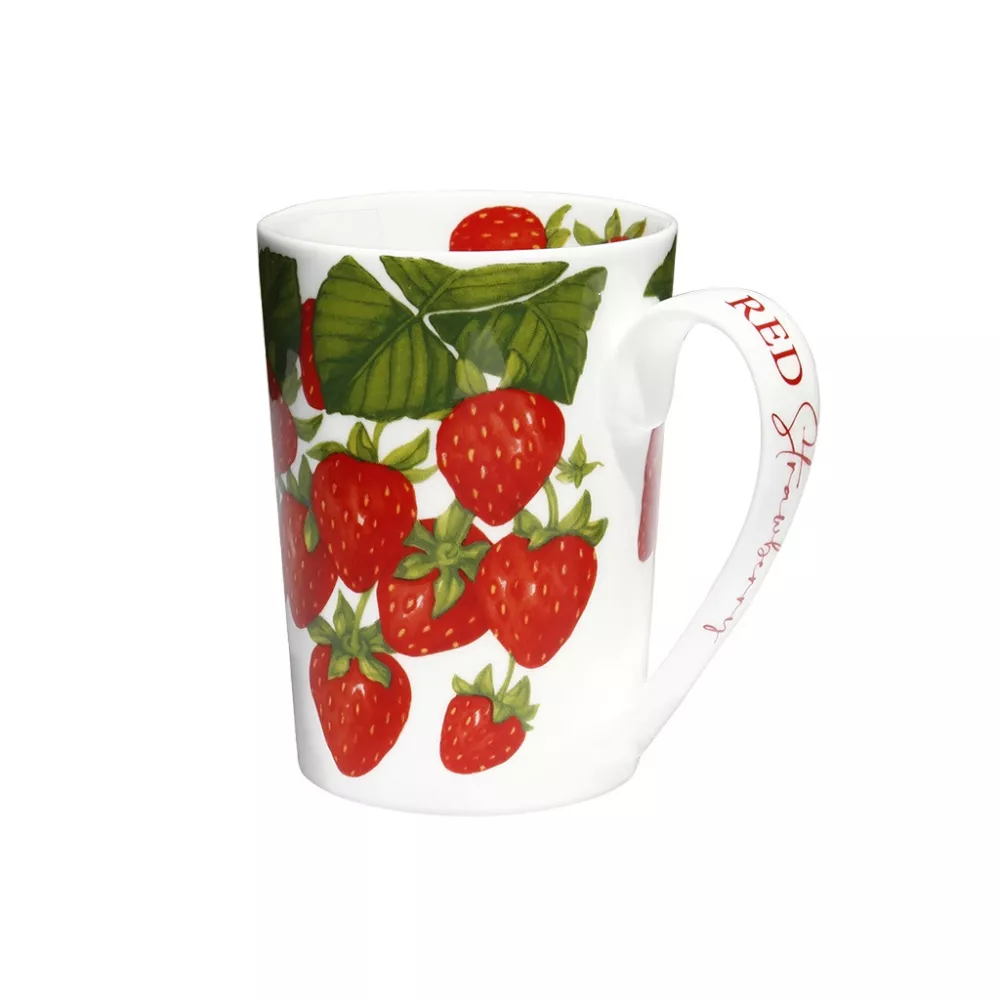 SET DI 4 MUG 450 ML- RED STRAWBERRY