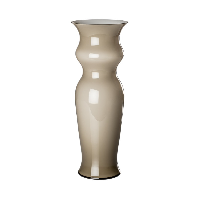 ODALISCHE VASE 706.81 - GREY / MILK WHITE