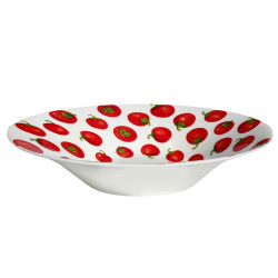 SET OF 4 SOUP PLATES 22,50 CM - RED POP