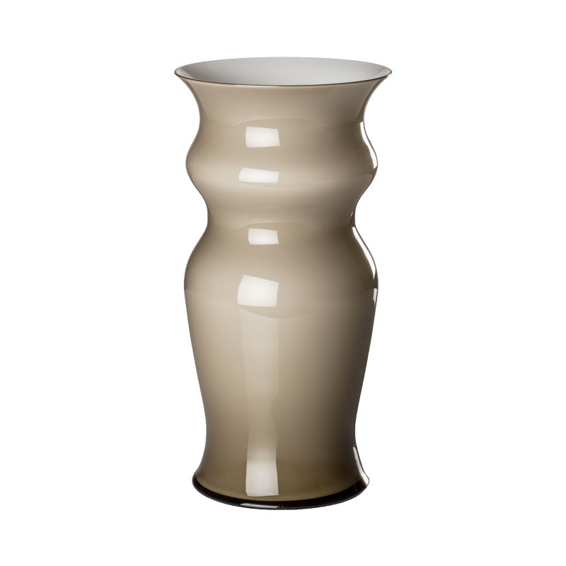 ODALISCHE VASE 706.80 - GREY / MILK WHITE