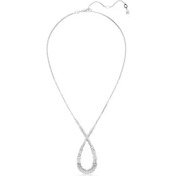 COLLANA HYPERBOLA, BIANCO, PLACCATO RODIO 5679438