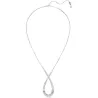 COLLANA HYPERBOLA, BIANCO, PLACCATO RODIO 5679438