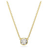 IMBER PENDANT, WHITE, GOLD PLATED 5684511