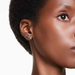 ORECCHINI CIGNO NERO, PLACCATI COLOR ORO ROSA 5684608