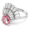 IDYLLIA COCKTAIL RING, SHELL, PINK, RHODIUM PLATED