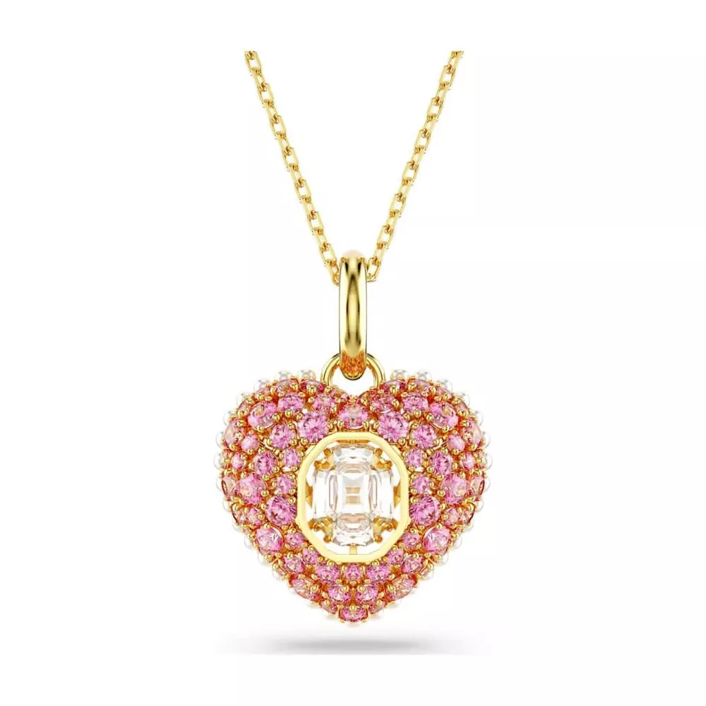 PENDENTE HYPERBOLA CUORE, ROSA, PLACCATO COLOR ORO 5680784