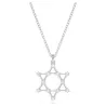 INSIGNE PENDANT, STAR, WHITE, RHODIUM PLATED 5677156