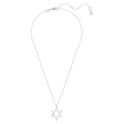 INSIGNE PENDANT, STAR, WHITE, RHODIUM PLATED 5677156